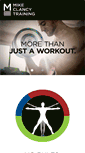 Mobile Screenshot of mikeclancytraining.com